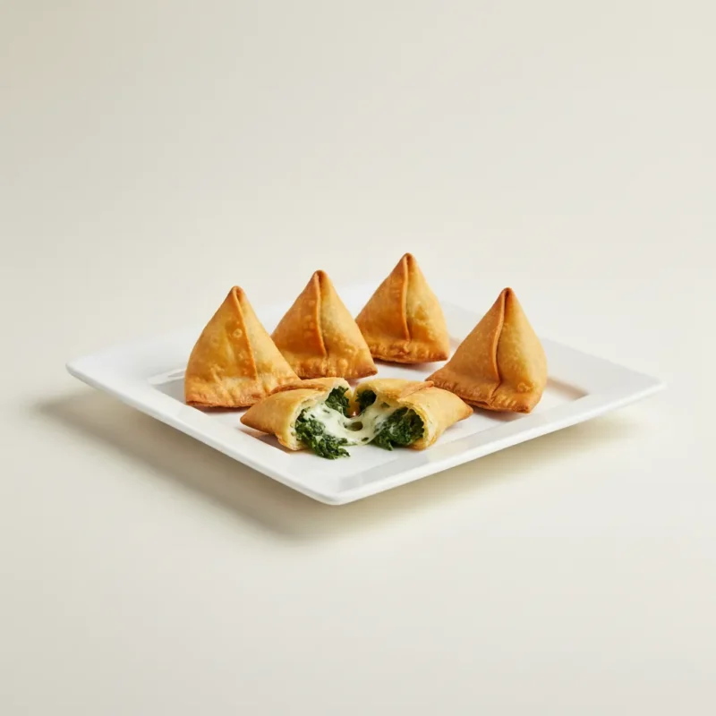 Mini Spinach & cheese samosa (5 pcs)