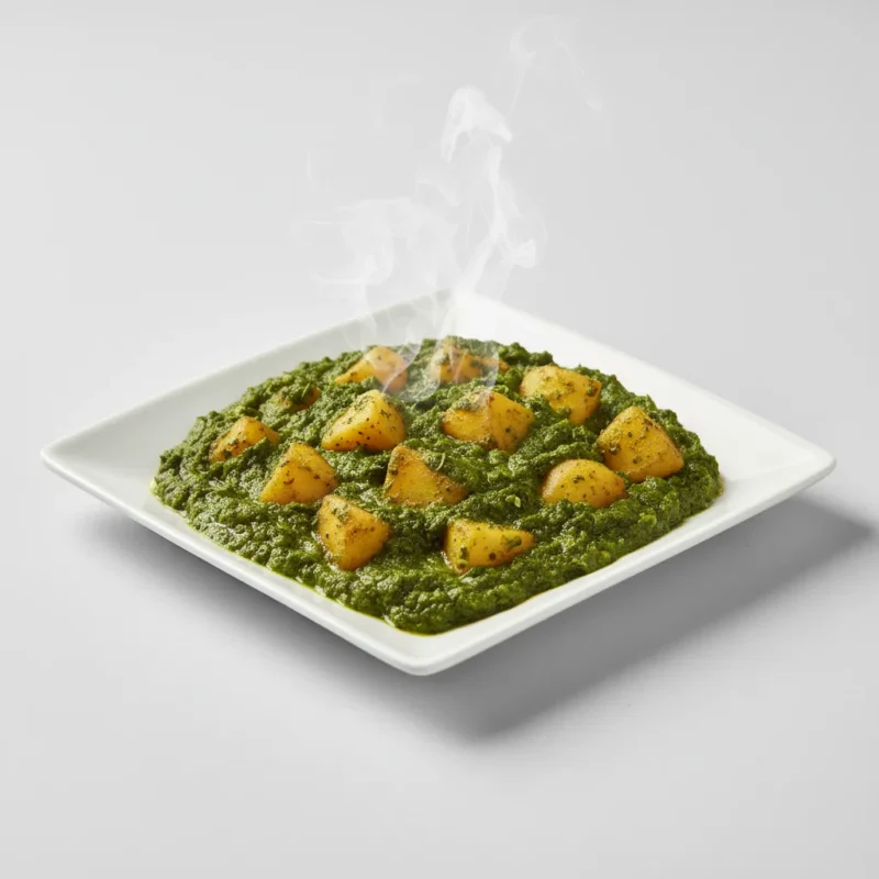 Potato W Spinach Alu Palak